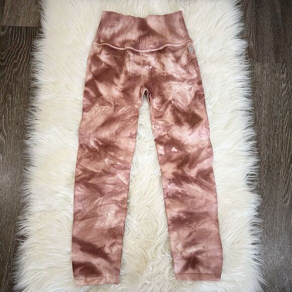 Free People Movement Womens Good Karma Legging Size M/L Tie Dye Pull On - Picture 2 of 5